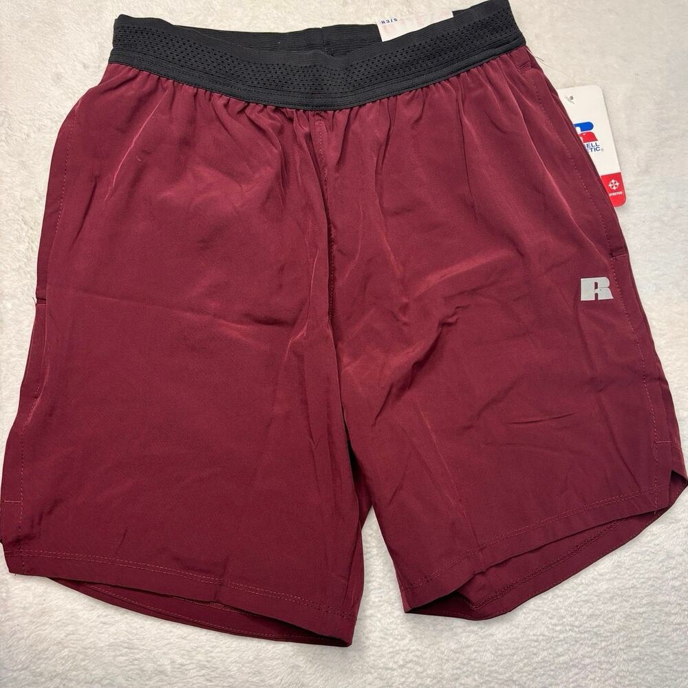 Russell Athletic Men’s Small 8” Inseam Maroon Shorts NWTs